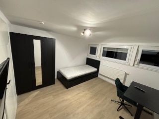 Anzeigenbild: Modernes WG-Zimmer (Erstbezug nach Sanierung) – möbliert & zentral!