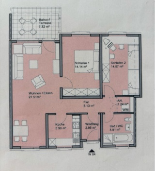 Ad image: helle 3 Zimmer Wohnung mit Balkon