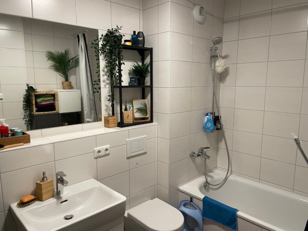 Apartamento Sendling-Westpark Hansastraße - Bad mit Badewanne