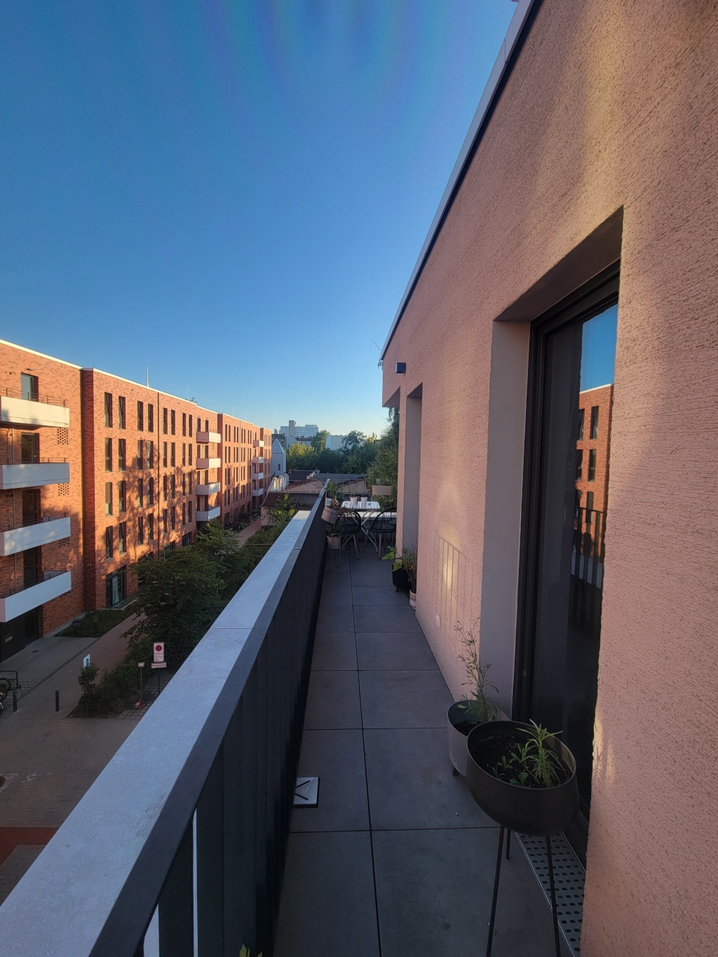 Wohnung Wedding Wiesenstraße 55 - Gesamtschau Terrasse