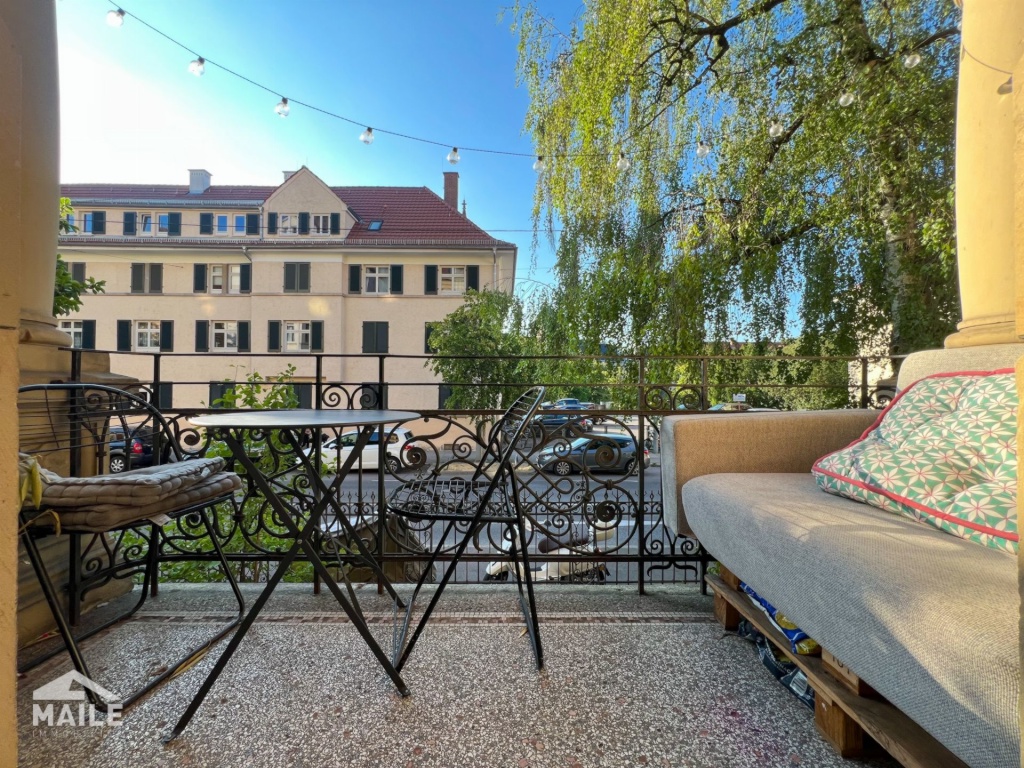 Großzügige 5,5 Zimmer Altbauwohnung mit Balkon und Loggia im beliebten Stuttgarter Süden – Böheimstraße 47 A, 70199 Stuttgart Süd – Vorschaubild 5