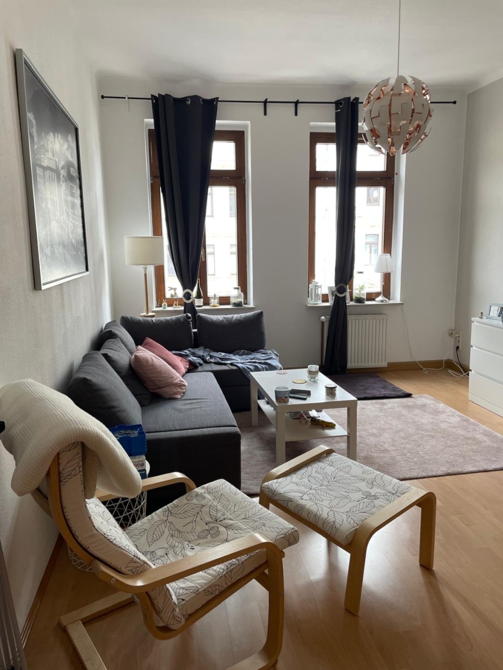 idyllische 2-Raum-Wohnung mit Dächerblick vom Balkon im denkmalgeschütztem Haus – Motteler Str.7, 4155 Leipzig Gohlis-Süd – Vorschaubild 4