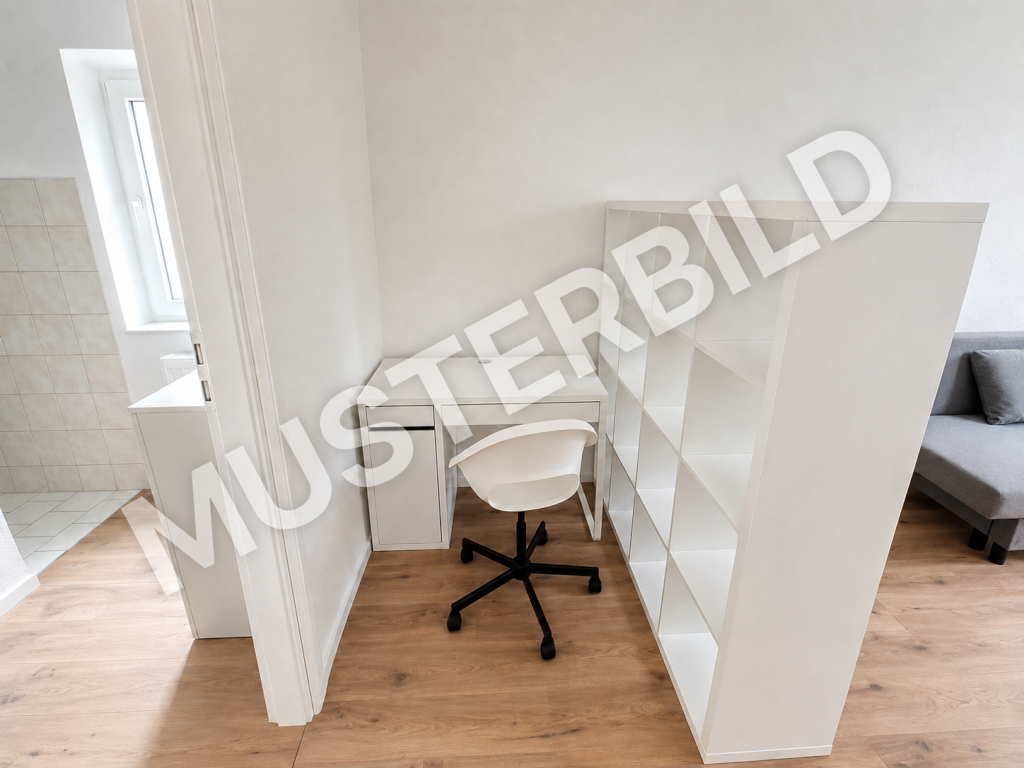 Einziehen & wohlfühlen: Möblierte 1-Raum-Wohnung ideal für Studierende, Azubis und Singles – Eckersbacher Höhe 44, 8066 Zwickau Eckersbach – Vorschaubild 2