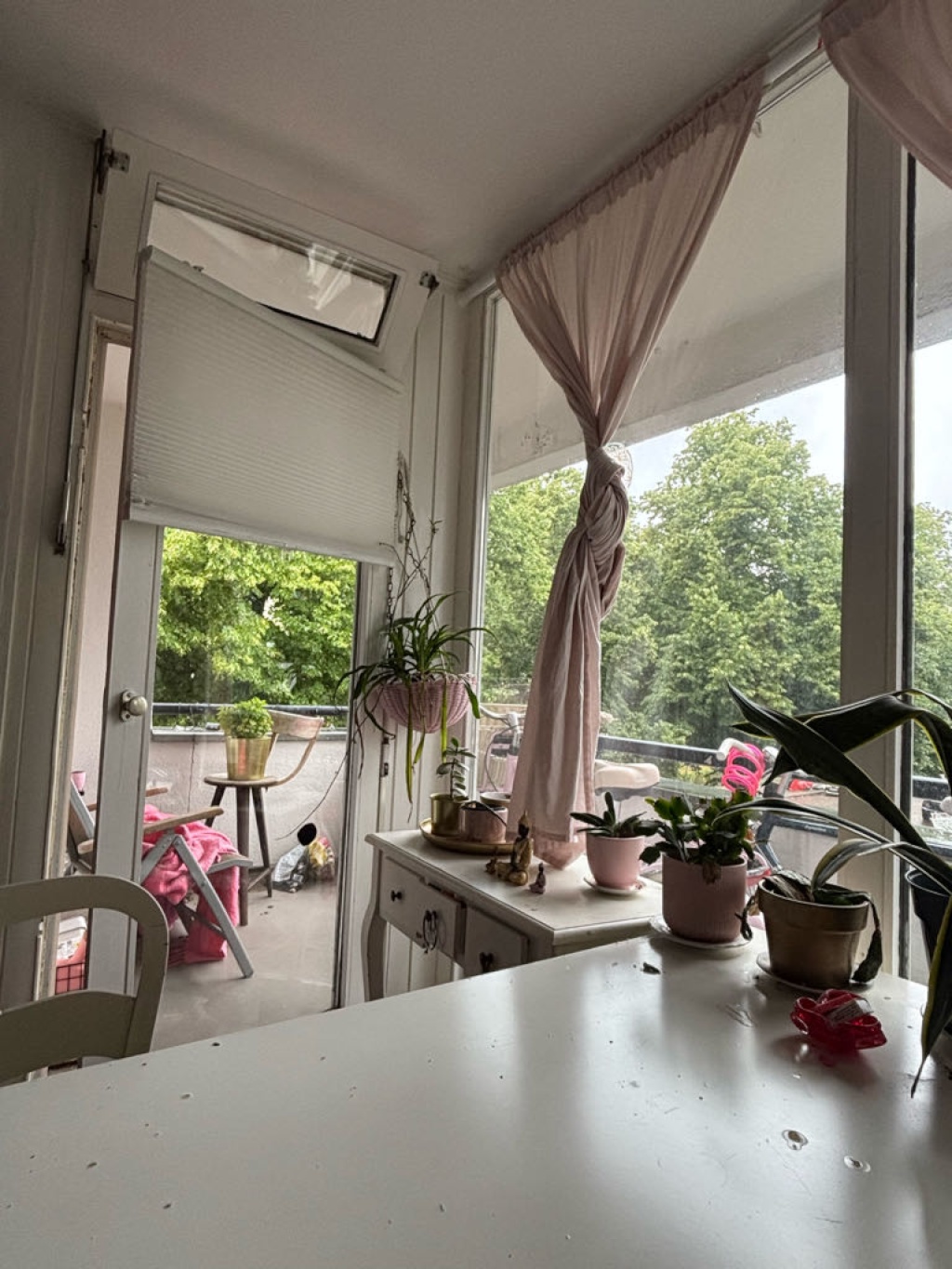 1-Zimmer-Wohnung Tempelhof-Schöneberg Burgemeisterstraße - Blick auf den Balkon