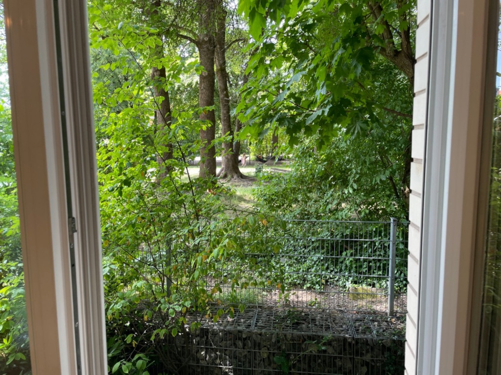 Apartamento Sendling-Westpark Hansastraße - Küche mit Blick ins Grüne