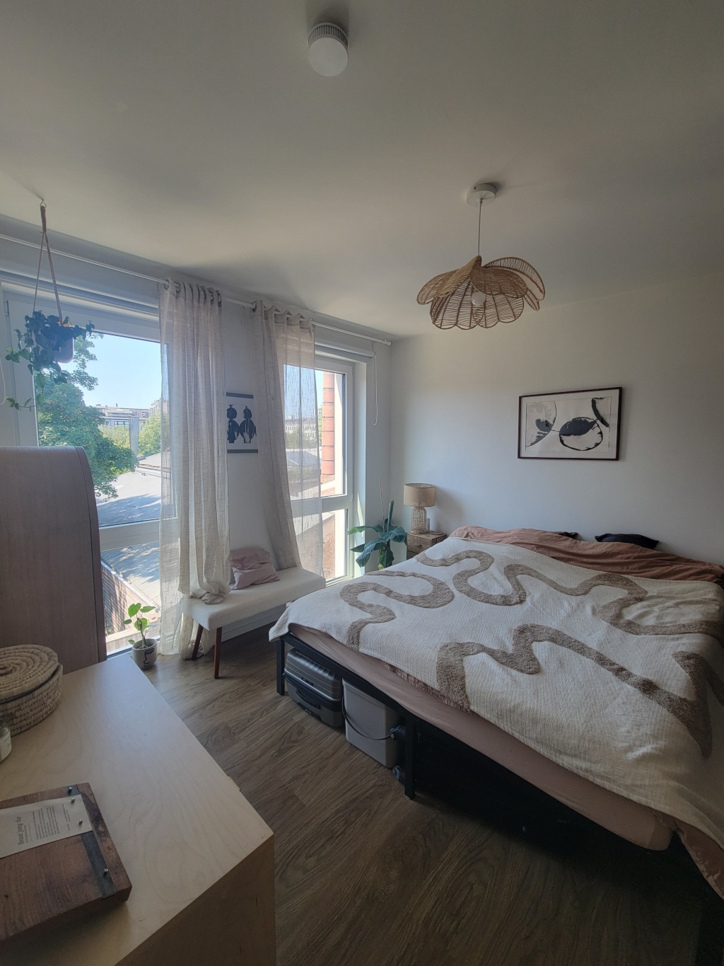 Wohnung Wedding Wiesenstraße 55 - Schlafzimmer von der Tür aus