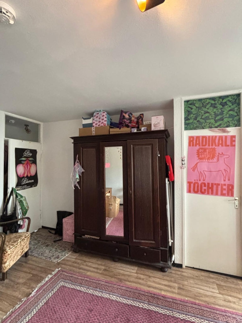 1-Zimmer-Wohnung Tempelhof-Schöneberg Burgemeisterstraße - Hauptraum, Schrank