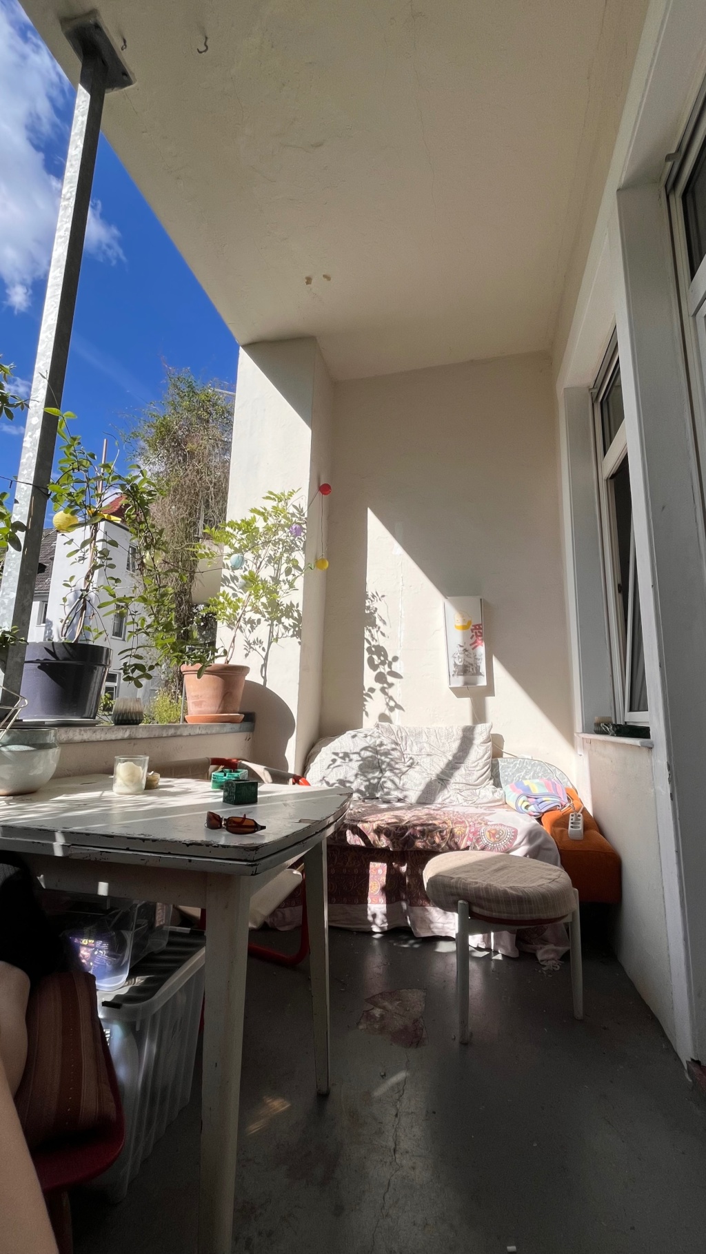 WG-Zimmer Hafen Papenburger Str. 5 - Balkon (begehbar über ein anderes Zimmer)