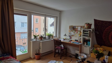 Gemütliche, helle Zweizimmerwohnung für Paare oder Berufstätigen-WG