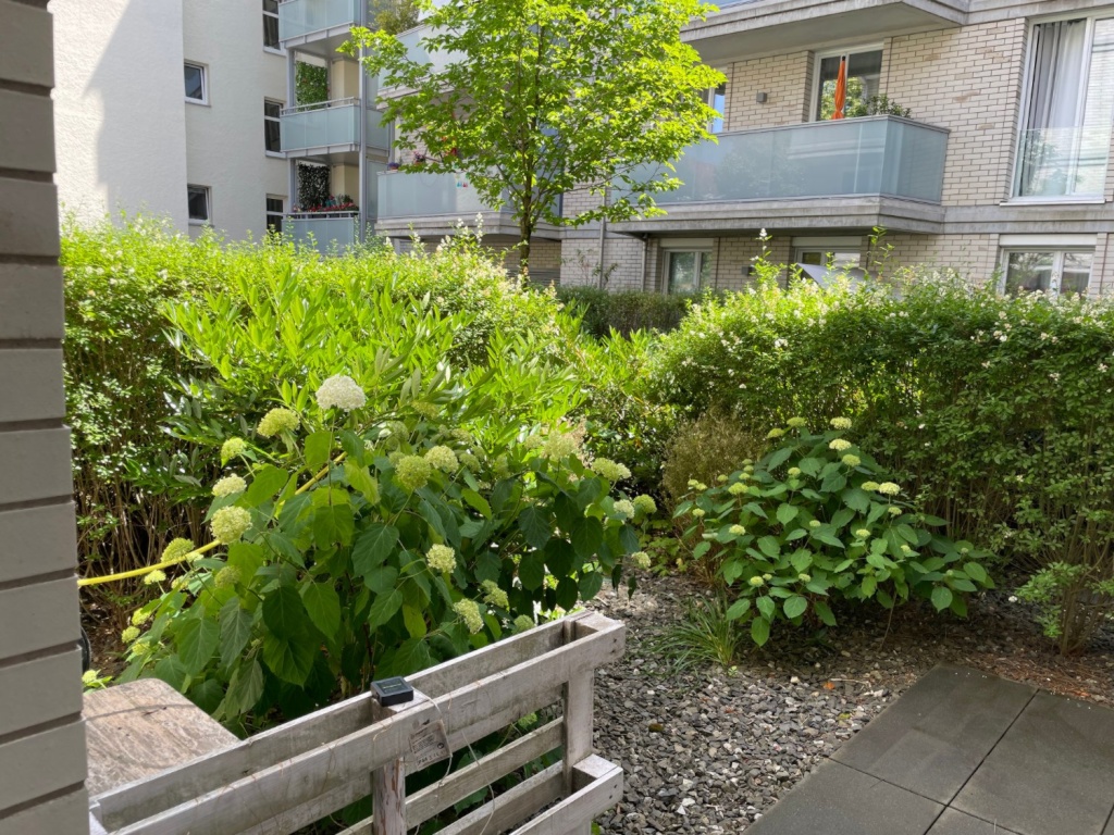 Apartamento Sendling-Westpark Hansastraße - Terrasse mit Weg in Innenhof