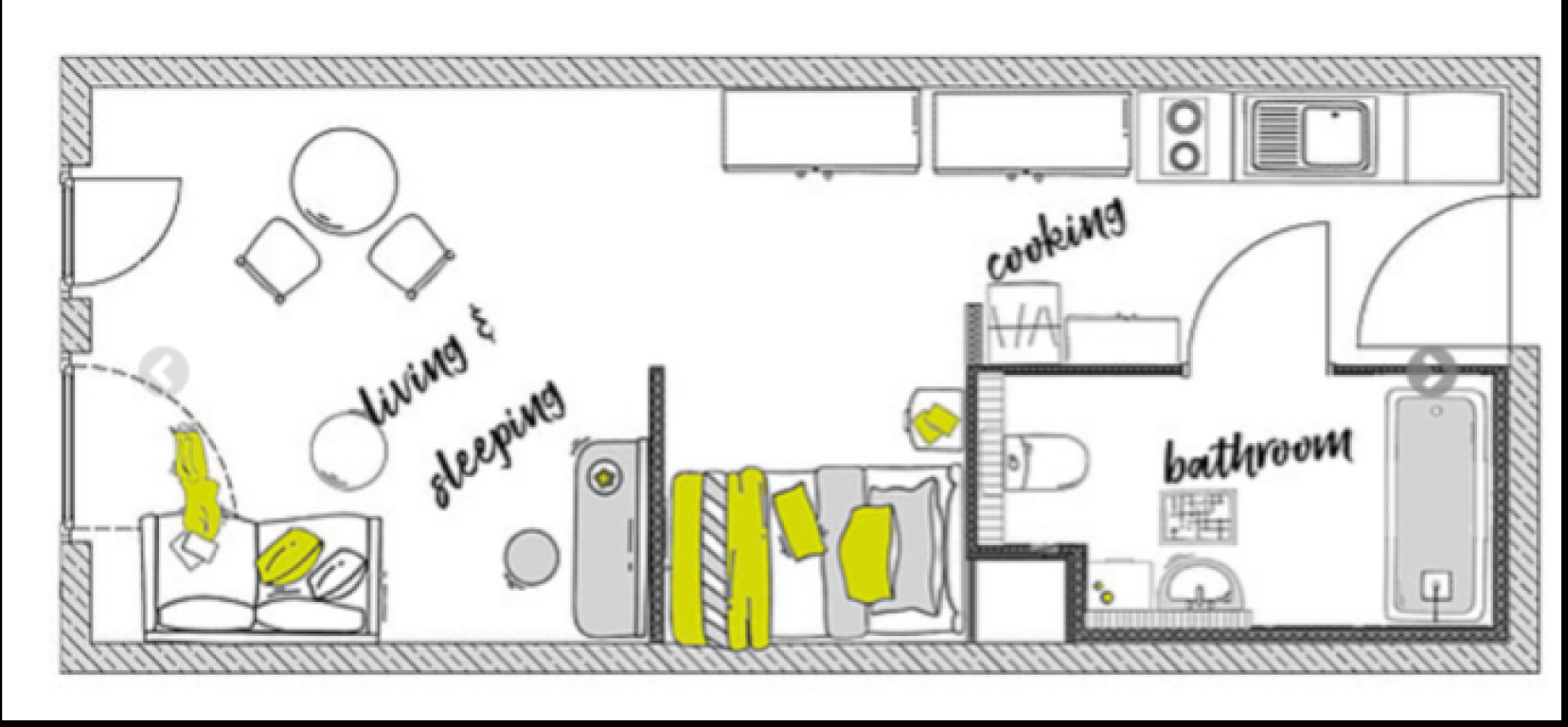 1-zimmer Wohnung zur Untervermietung bei iLive – Köln – Urban Living Köln 2, 50676 Köln Altstadt-Süd – Vorschaubild 2
