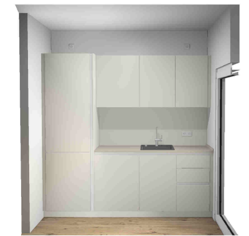 Schöne 2-Zimmer-Neubauwohnung im Urban.Isle (Rothenburgsort) – Balkon, neue Küche, citynah – Billhorner Kanalstraße 54, 20539 Hamburg Rothenburgsort – Vorschaubild 4