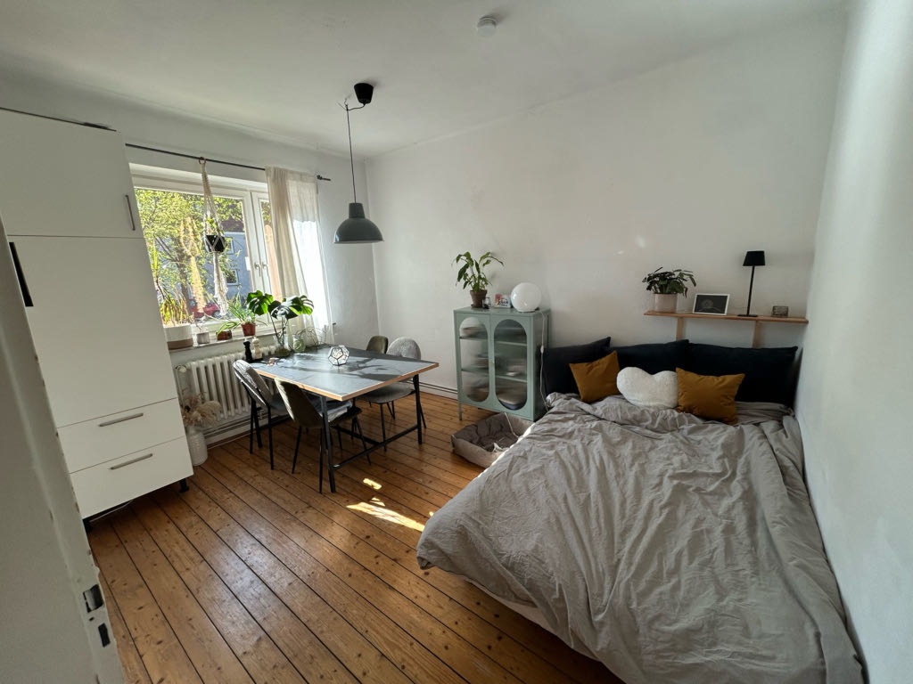 Habitación en WG Geist Oberschlesier Straße - Wohnzimmer (mit Schlafsofa)