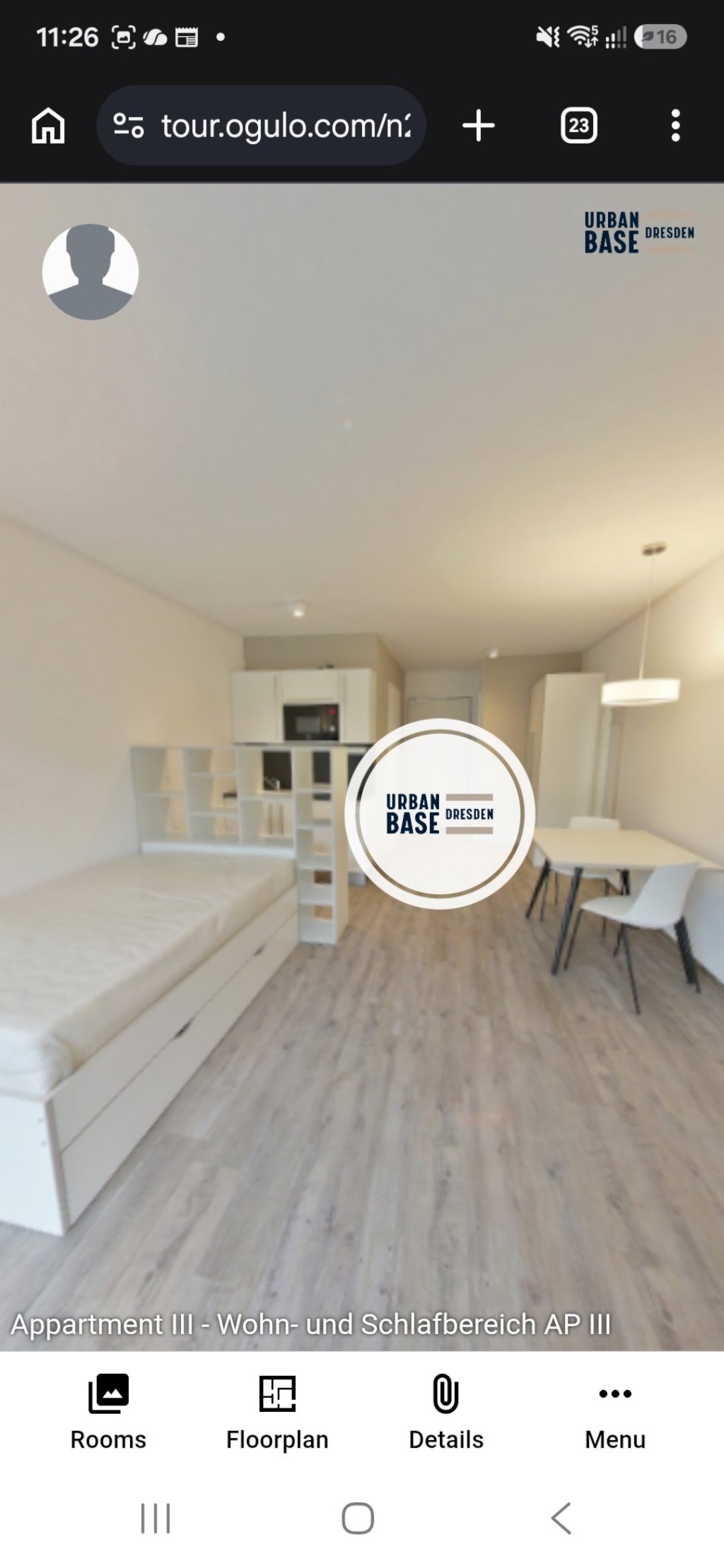 1-Zimmer-Wohnung Pirnaische Vorstadt Grunaer Straße 20A - Bild 2