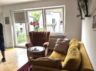 Möblierte 2-Zimmer-Wohnung 60 m2 | U1 Gern | Balkon | ab 01.09. | flexibel bis 06.10.