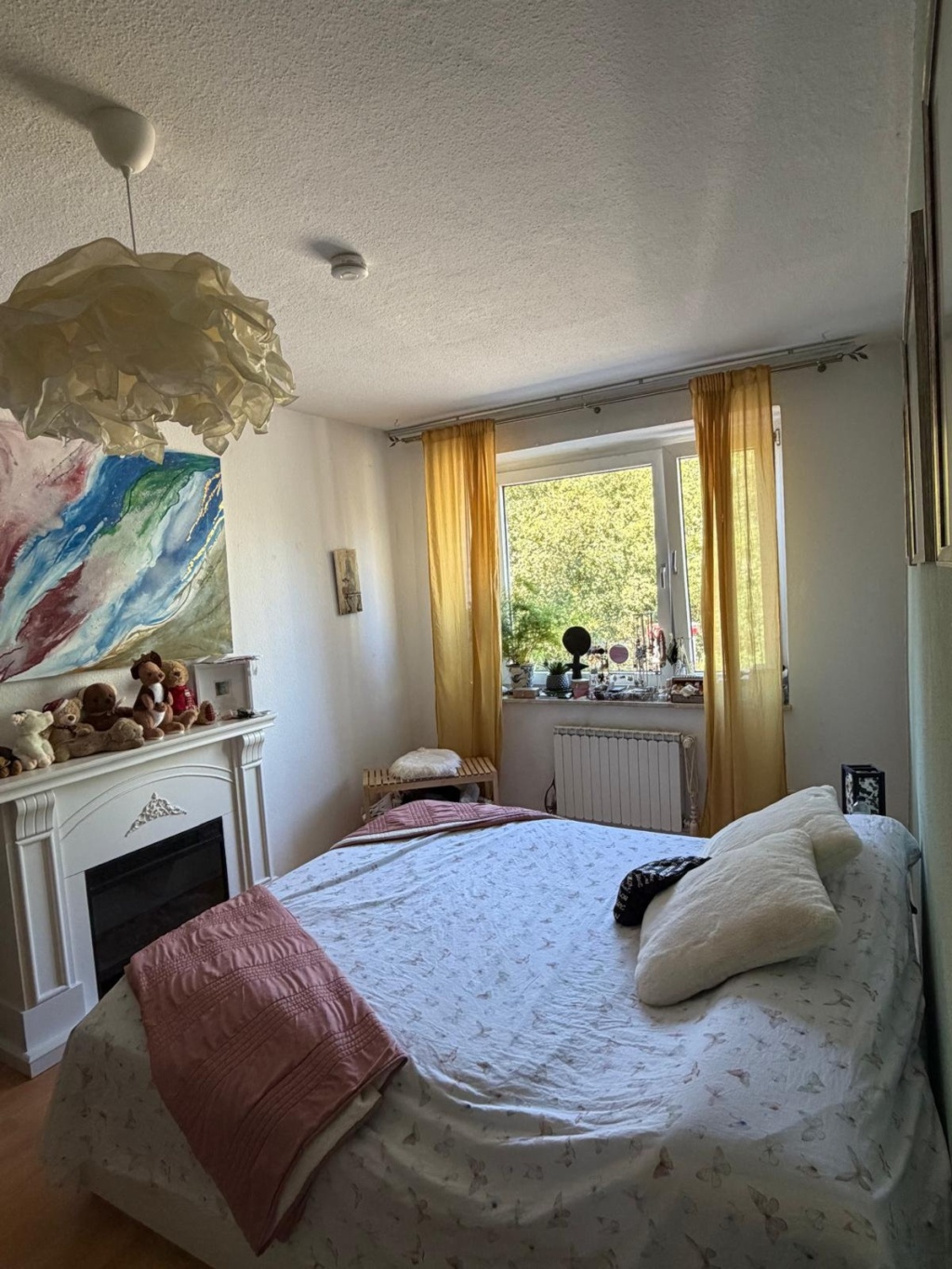 Apartamento Pempelfort Bagelstr. - Schlafzimmer mit Doppelbett & viel Stauraum