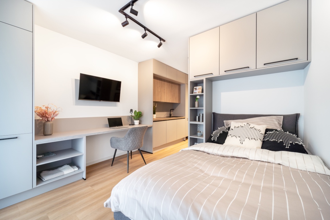 All inclusive Fully furnished studio apartment close to the University and the city centre (NB: Temporary subletting) – Voltmannstr. 26a, 33615 Bielefeld Gellershagen – Vorschaubild 3