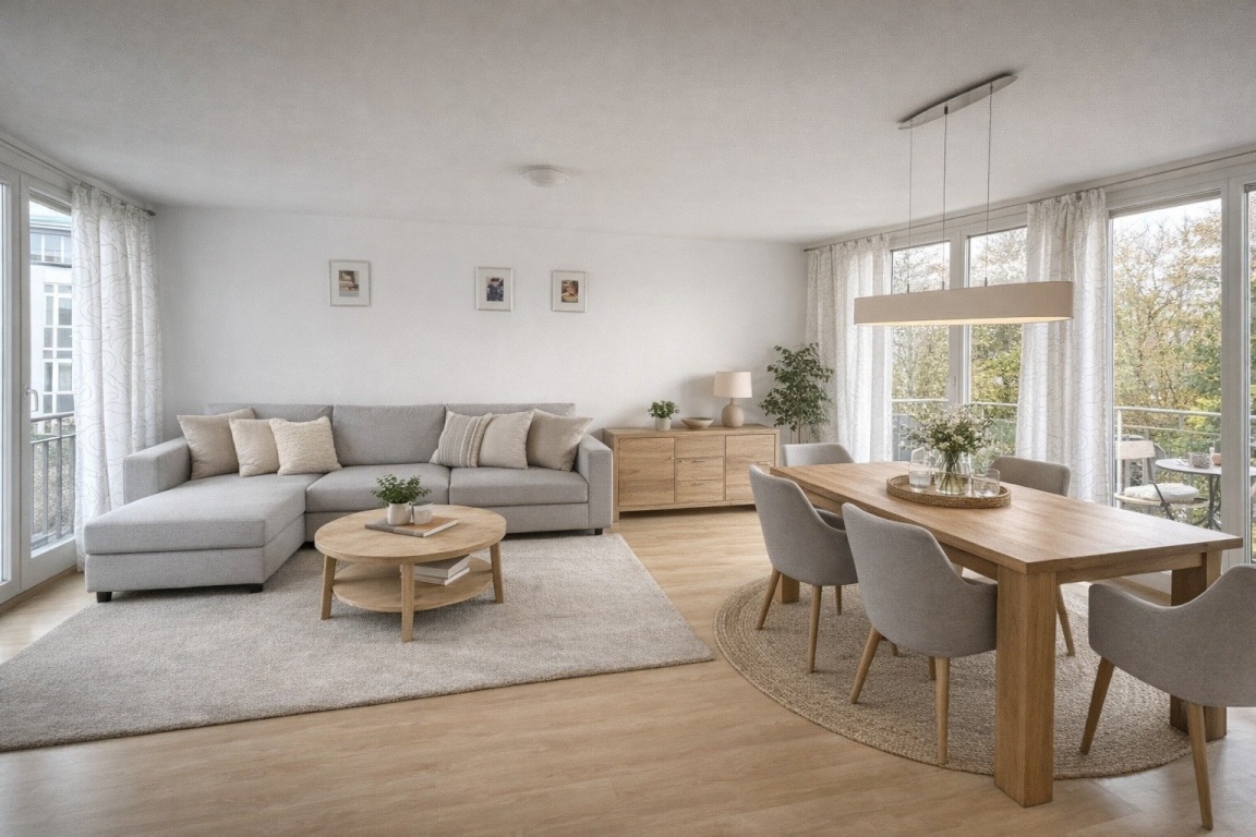 Helle 3-Zi.Wohnung mit Südbalkon und TG-Stellplatz