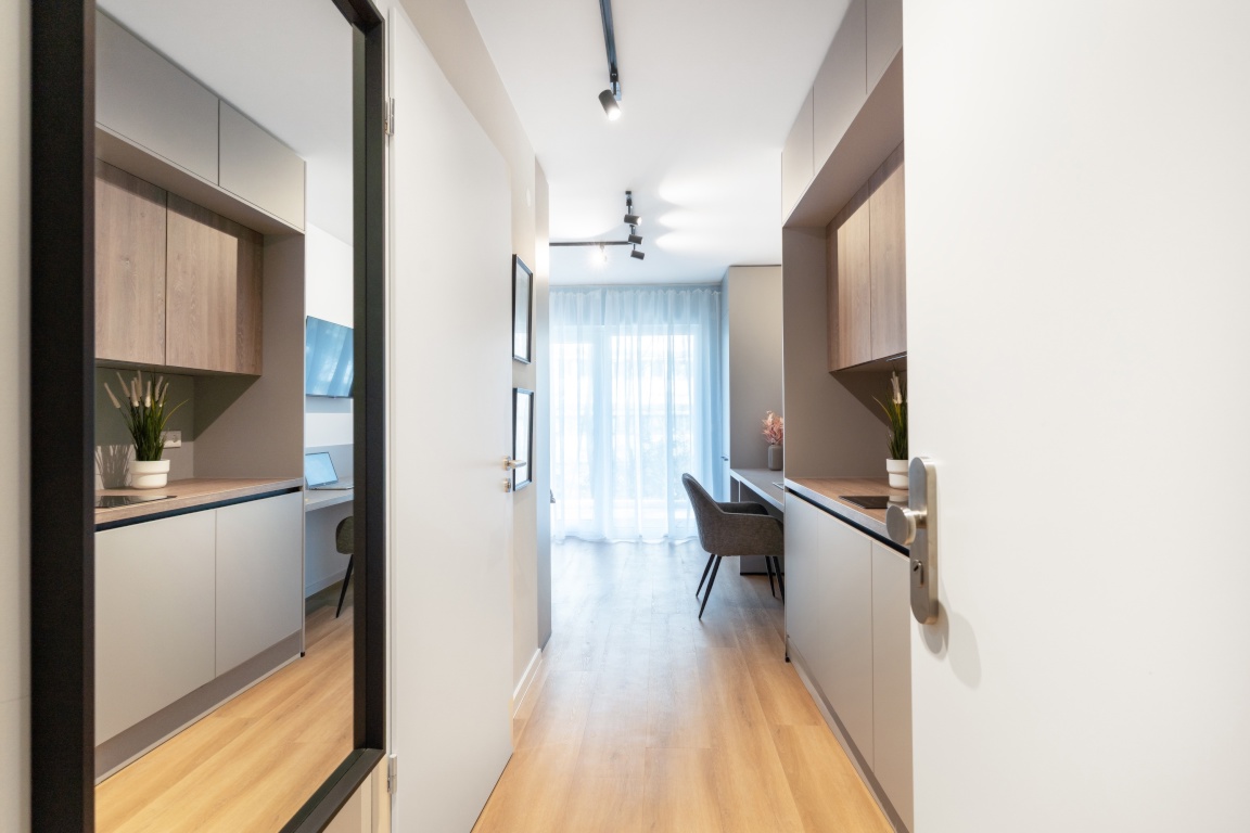 All inclusive Fully furnished studio apartment close to the University and the city centre (NB: Temporary subletting) – Voltmannstr. 26a, 33615 Bielefeld Gellershagen – Bild 1 von 8