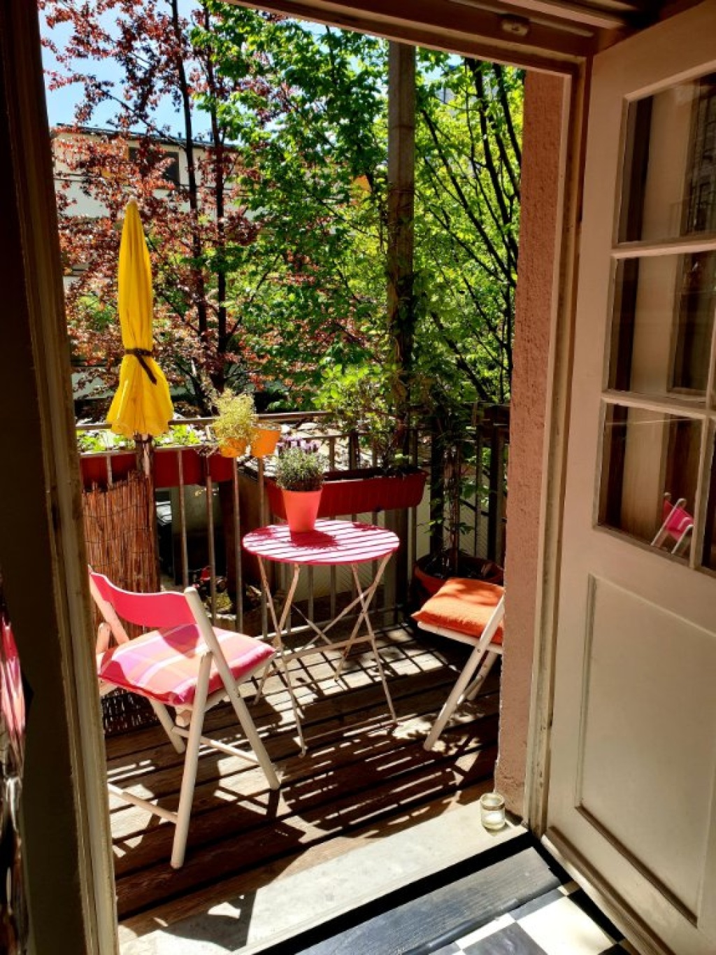 Flatshare Au-Haidhausen Auerfeldstr - Balkon an der Küche