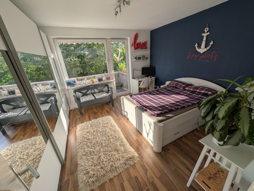 Möblierte 2-Zimmer-Wohnung mit Südbalkon in Barmbek-Süd – Zwischenmiete für 6,5 Monate