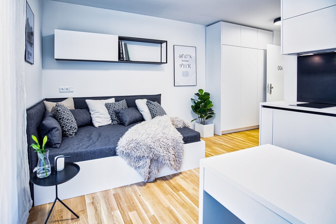 Wohnen mit Charakter: Ein-Zimmer-Apartment in Stuttgart-Mitte – Goethestraße 13, 70174 Stuttgart Mitte – Vorschaubild 3