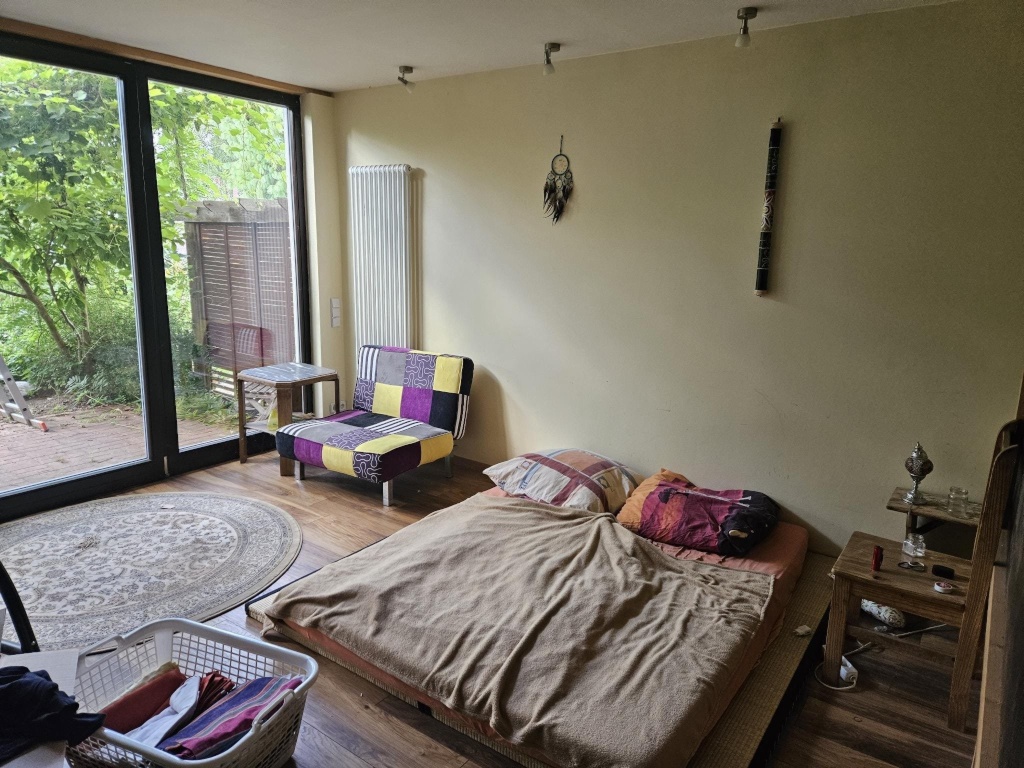 Flatshare Erkner Unter den Birken - Zimmer 4 mit Blick in den Garten