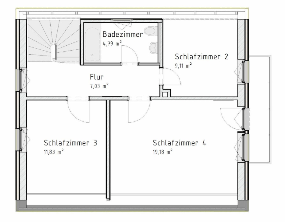 Haus in Uni-Nähe für 4-er WG zu vermieten – Pionierweg, 26129 Oldenburg Wechloy – Vorschaubild 2