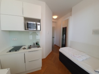 Anzeigenbild: kleine feine vollmöblierte 1-Zimmer Wohung mit Einbauküche und Duschbad im Stadtzentrum