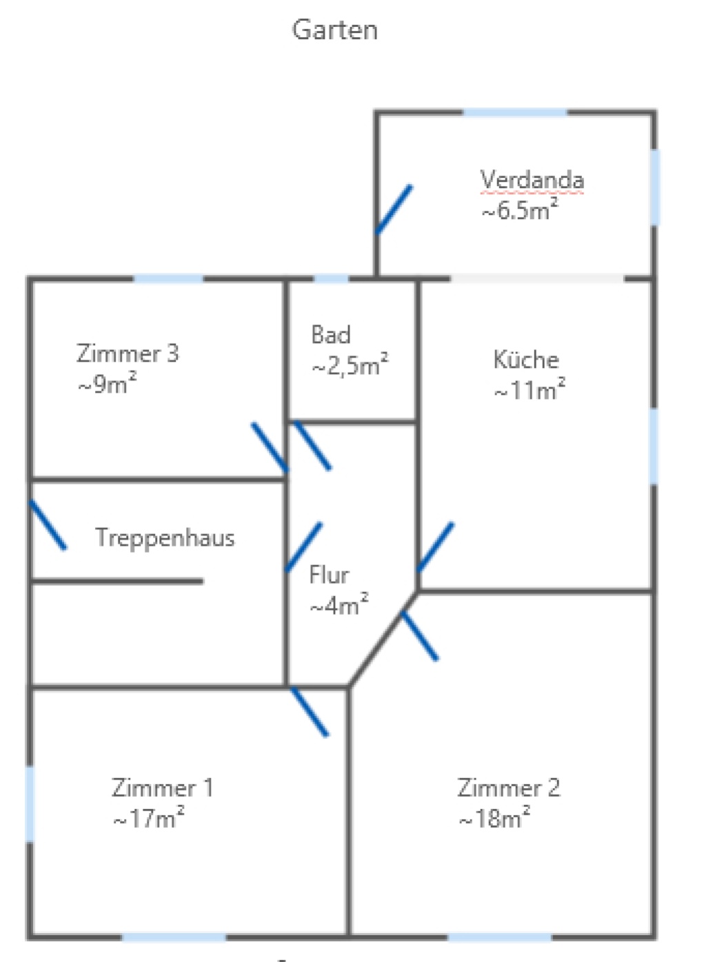 Flat Adlershof Ottomar-Geschke-Straße - Grundriss