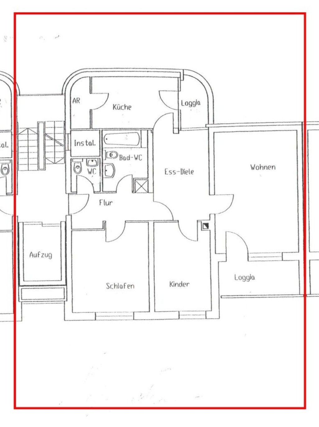 3,5 Z-Wohnung, EBK, 2 Balkone, 1 Garage, 83m2 in Gostenhof Nürnberg – Fürther Straße, 90429 Nürnberg Gostenhof – Vorschaubild 2