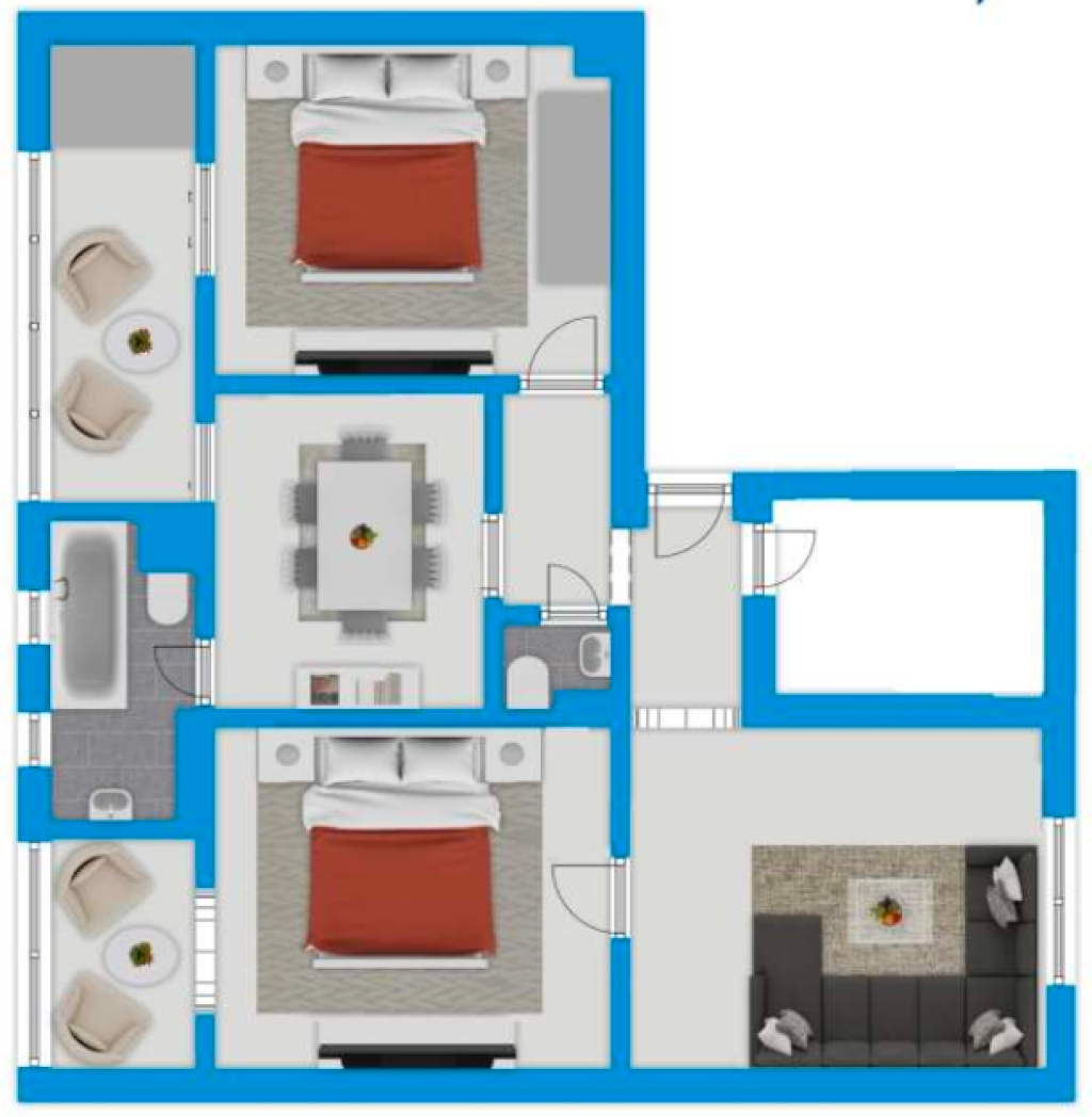 Ideale WG-Wohnung für 3–4 Personen – 86 m2, 2 Bäder, Essen-Frohnhausen – Trierer Straße 11, 45145 Essen Frohnhausen – Vorschaubild 11