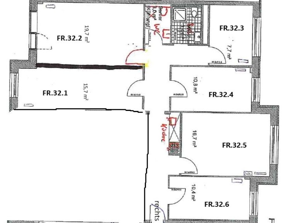 Privates Zimmer in einer Wohngemeinschaft in der Friedrichstraße – Friedrichstraße, 10117 Berlin Mitte – Vorschaubild 5