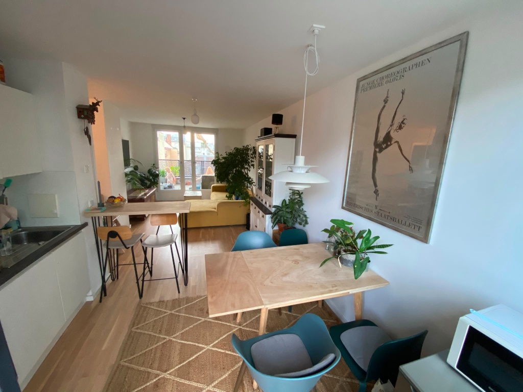 80 m2 / 3 Zimmer / 2 Terrassen – Zwischenmiete 01.09.–30.09. nähe Theresienwiese
