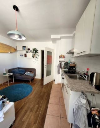Zur Untermiete: 1,5 Zimmer-Wohnung im Glockenbach im Zeitraum 21.12.26-17.01.2027