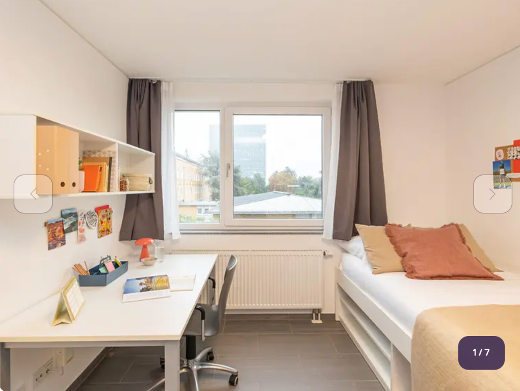 Fully furnished studio apartment