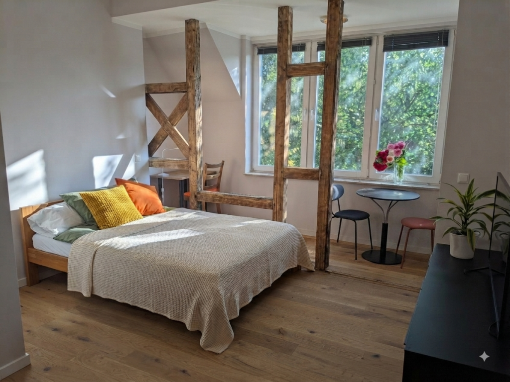 Schöne frisch renovierte möblierte 1- Zimmer Wohnung zu vermieten