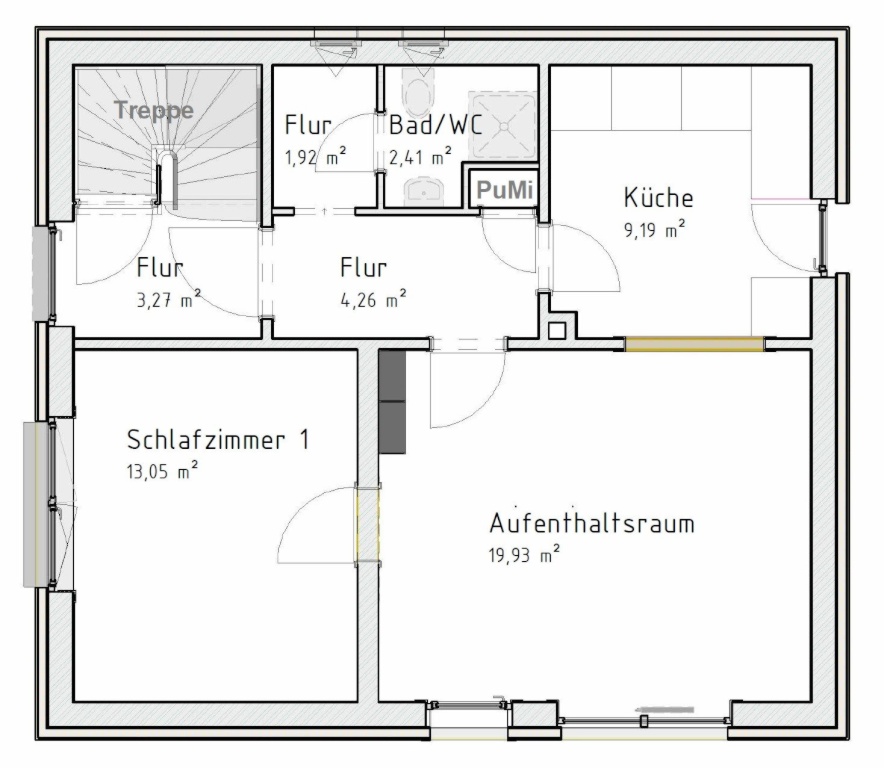 Haus in Uni-Nähe für 4-er WG zu vermieten