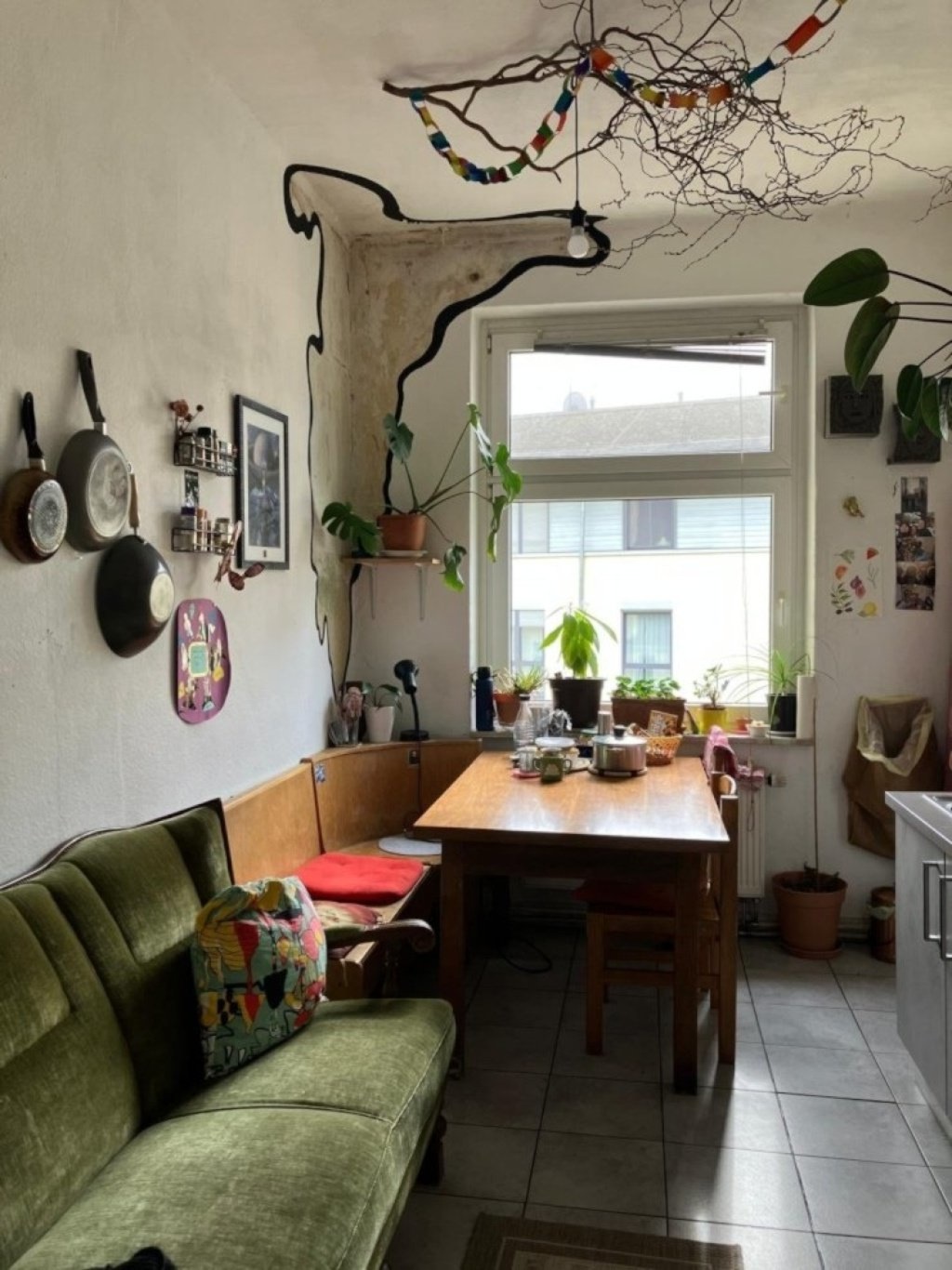 Flatshare Kernstadt Biegenstraße - Unsere gemütliche Küchee