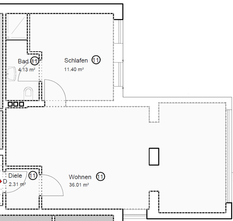 Helle 2,5‐Zi‐Altbauwohnung, Einbauküche, zeitnah frei, KM 680 € – Schlagvorder Straße 9, 49074 Osnabrück Innenstadt – Vorschaubild 7