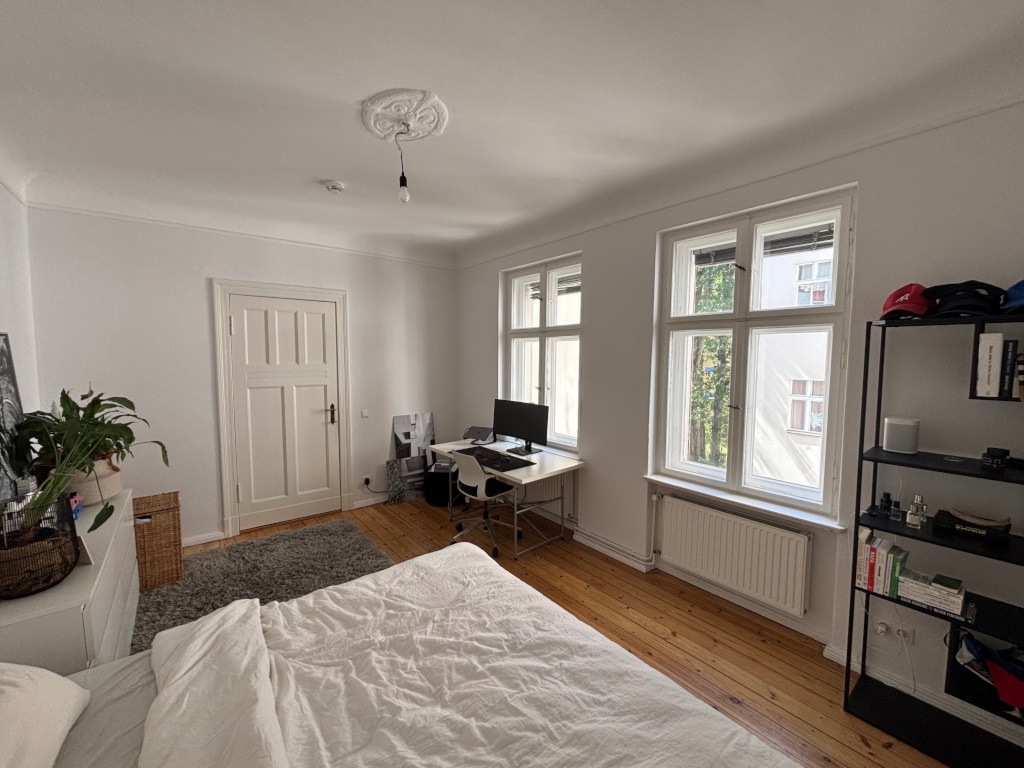 Ruhige, vollmöblierte Altbauwohnung im Hinterhaus – 3 Zimmer mit zwei Balkonen – Friedrichshaller Straße 23, 14199 Berlin Schmargendorf – Vorschaubild 4