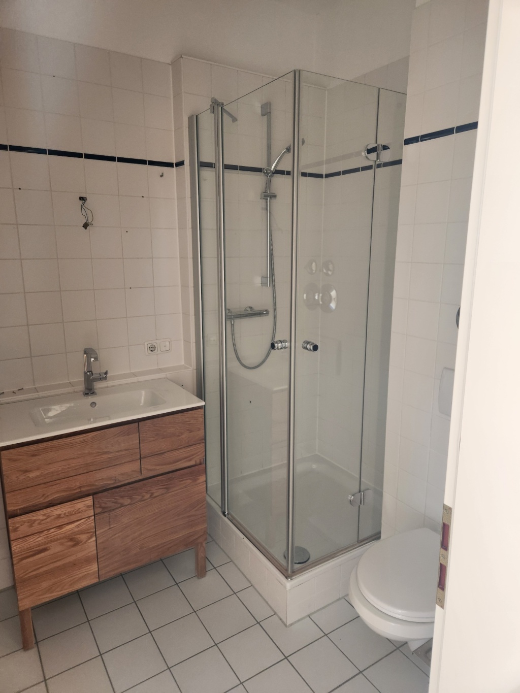 Wohnung Garching Hochbrück Seilerweg 30 - Badezimmer mit Dusche
