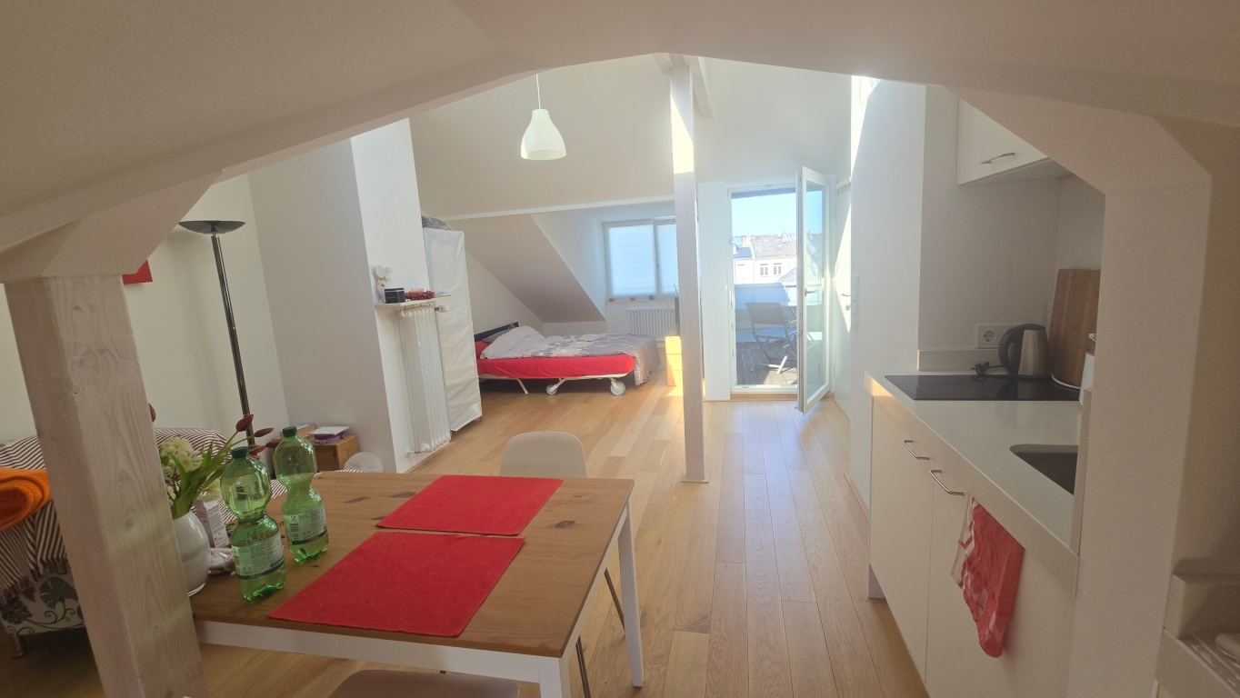 Schönes Dachgeschoss, beste Lage Poppelsdorf, Balkon, möbliert