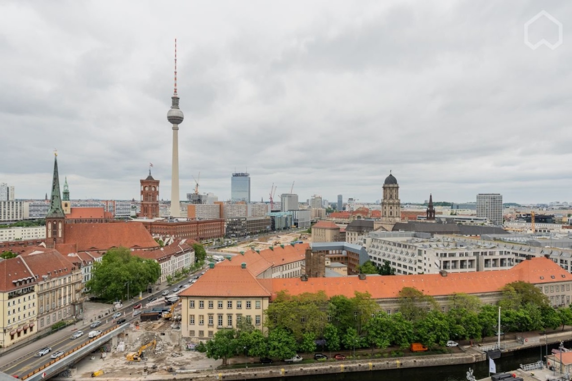 1-Zimmer-Wohnung Berlin Fischerinsel 10 - view from the window 1