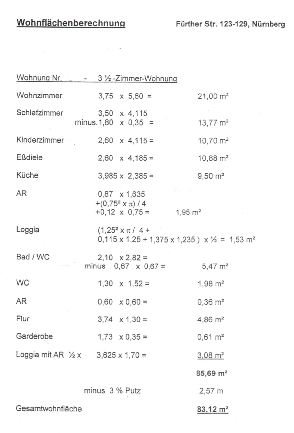 3,5 Z-Wohnung, EBK, 2 Balkone, 1 Garage, 83m2 in Gostenhof Nürnberg – Fürther Straße, 90429 Nürnberg Gostenhof – Vorschaubild 16