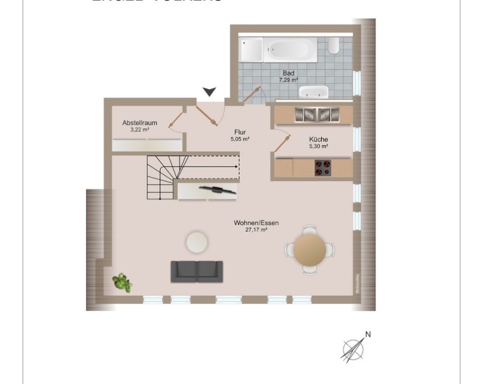 Flat Nordend Marquardstraße - picture 10