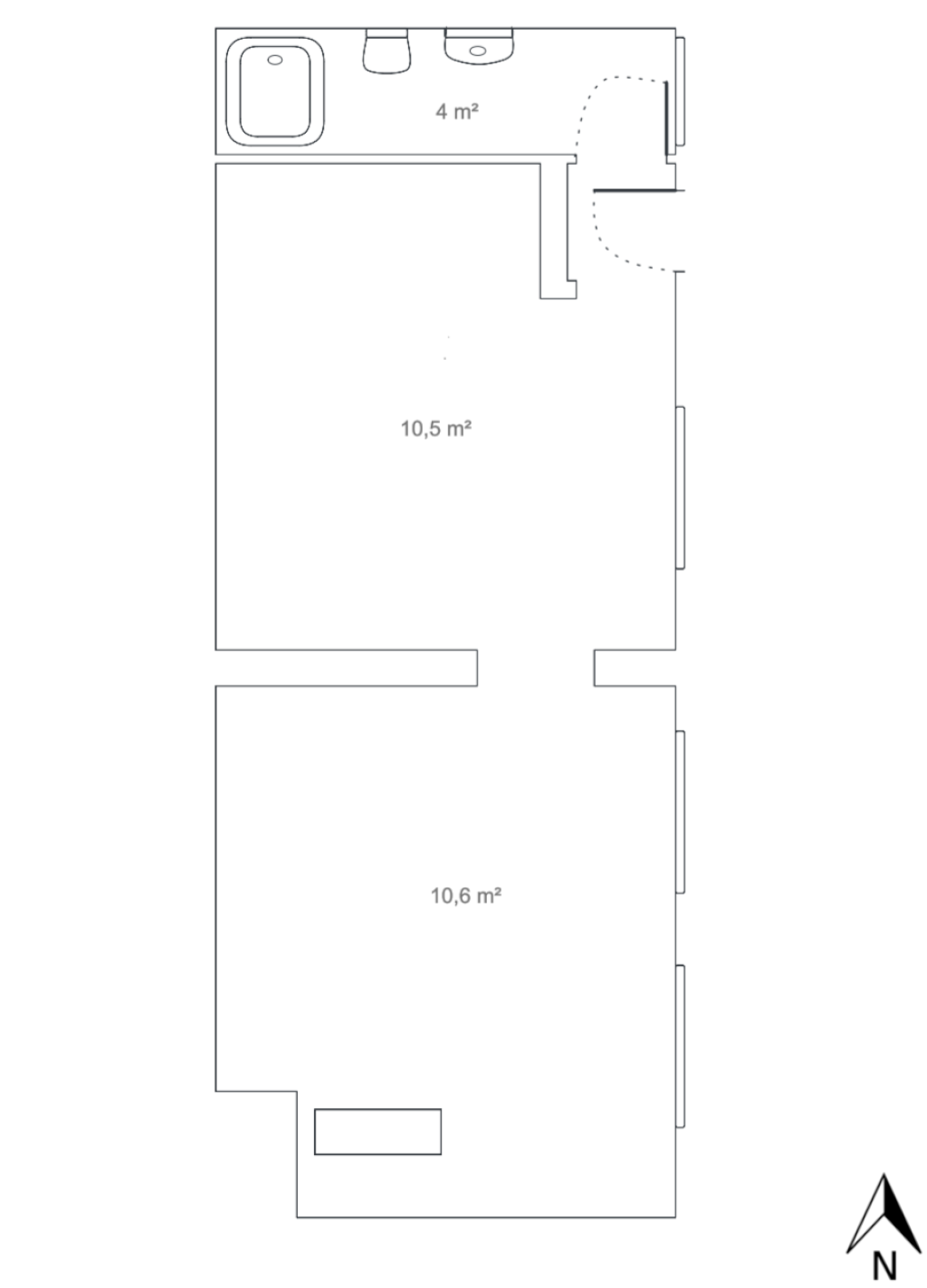 Zentrale 1,5-Zimmer-Wohnung am Altstadtmarkt in Erlangen – Nahe FAU & Hauptbahnhof – Heuwaagstraße, 91054 Erlangen Innenstadt – Vorschaubild 11