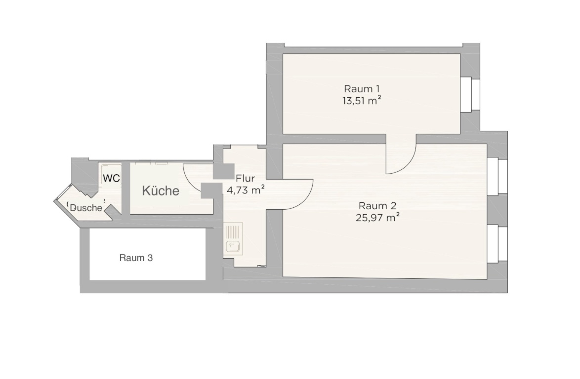 1-Zimmer-Wohnung in der Nähe der Freien Universität Berlin. – Moselstr, 12159 Berlin Friedenau – Vorschaubild 9