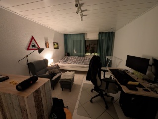 Anzeigenbild: helles, geräumiges WG zimmer in 2er WG in Herzen Rheinaus für Azubis, studenten oder  Berufstätigen,  teilmöbliert, inkl. Einbauküche, waschmaschine