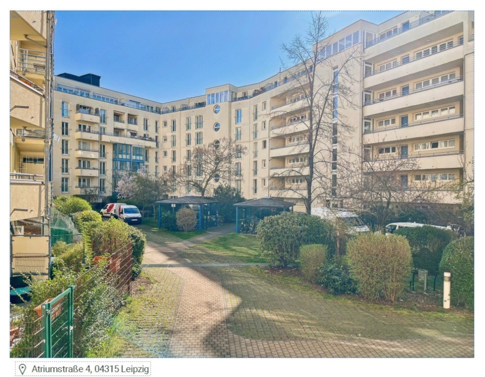 zentrales Wohnen: 2-Zi.-Wohnung in Leipzig-Neustadt mit TG – Atriumstraße 4, 4315 Leipzig Zentrum-Ost – Vorschaubild 2